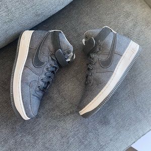 Nike Air Force 1 Hi Denim Black/Cobblestone